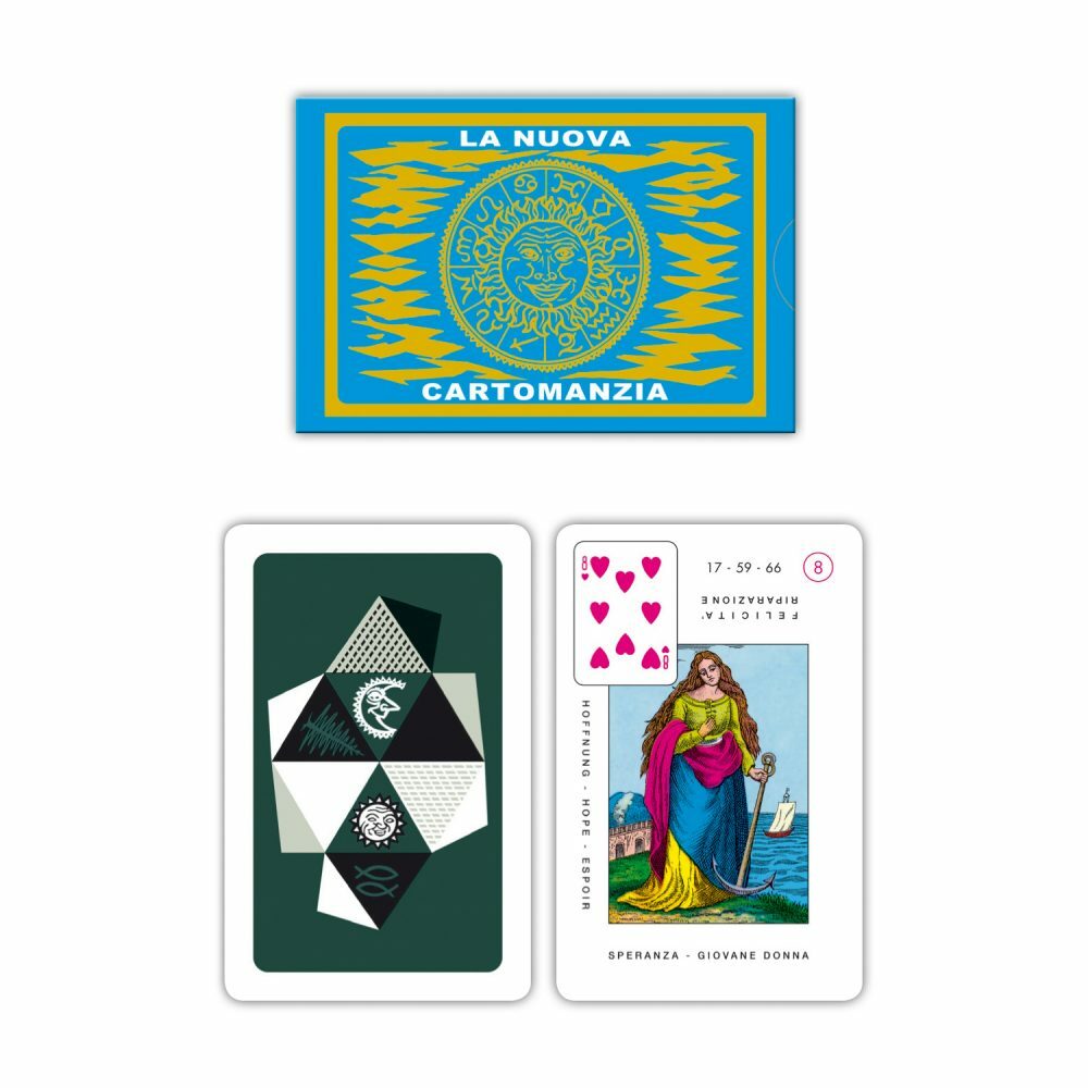 Thumbnail - La Nuova Cartomancy 37 Tarot Spielkarten Deck Modiano Magisch