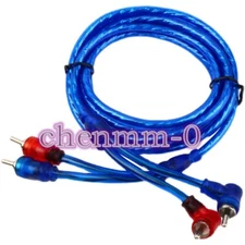 1PCS Power amplifier audio cable Subwoofer signal cable Car audio 2RCA cable #ZJ