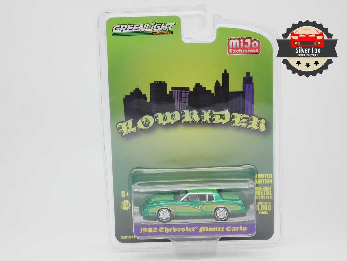 greenlight Monte Carlo LowRider チェイス GREENLIGHT 1982 CHEVROLET MONTE CARLO CHASE EXCLUSIVE 1:64 SCALE
