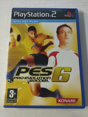 PES 6 Pro Evolution Soccer KONAMI - Playstation 2 Juego Para PS2 English Am