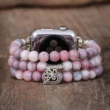 Handmade Boho Watch Bracelet Band for Apple Watch Series 9 8 7 6 5 4 3 2 1 SE