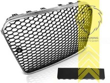 Sportgrill Kühlergrill für Audi A5 8T S-Line S5 RS5 Coupe Cabrio schwarz chrom
