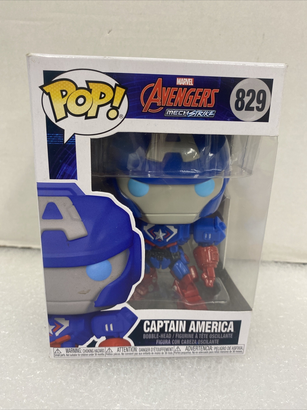 Funko Pop! Vinyl: Marvel - Captain America #829 Bobble Head New In Box