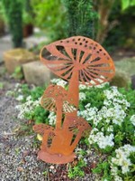 Edelrost Fliegenpilz Andi Edelrostblume Metallblume Blume Rost Metall Gartendeko