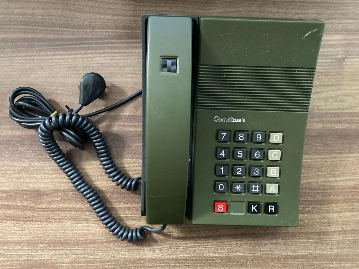 Kirk Comet Basis Digitel 2000 Danish Design Green 1980s Desk