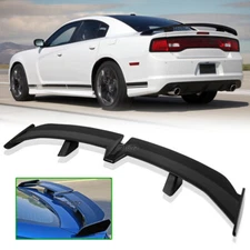 55'' PRO Style Trunk Rear Spoiler GT Wing Matte Black For Dodge Charger SRT SXT