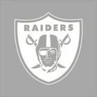 Las Vegas Raiders NFL Team Logo 1 Color Vinyl Decal Sticker Car Window Wall