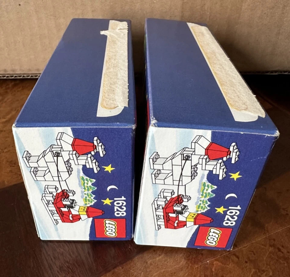 VINTAGE Lego Santa with Reindeer & Sleigh (1628) from 1989 - New in Sealed Box - Image 4 of 4