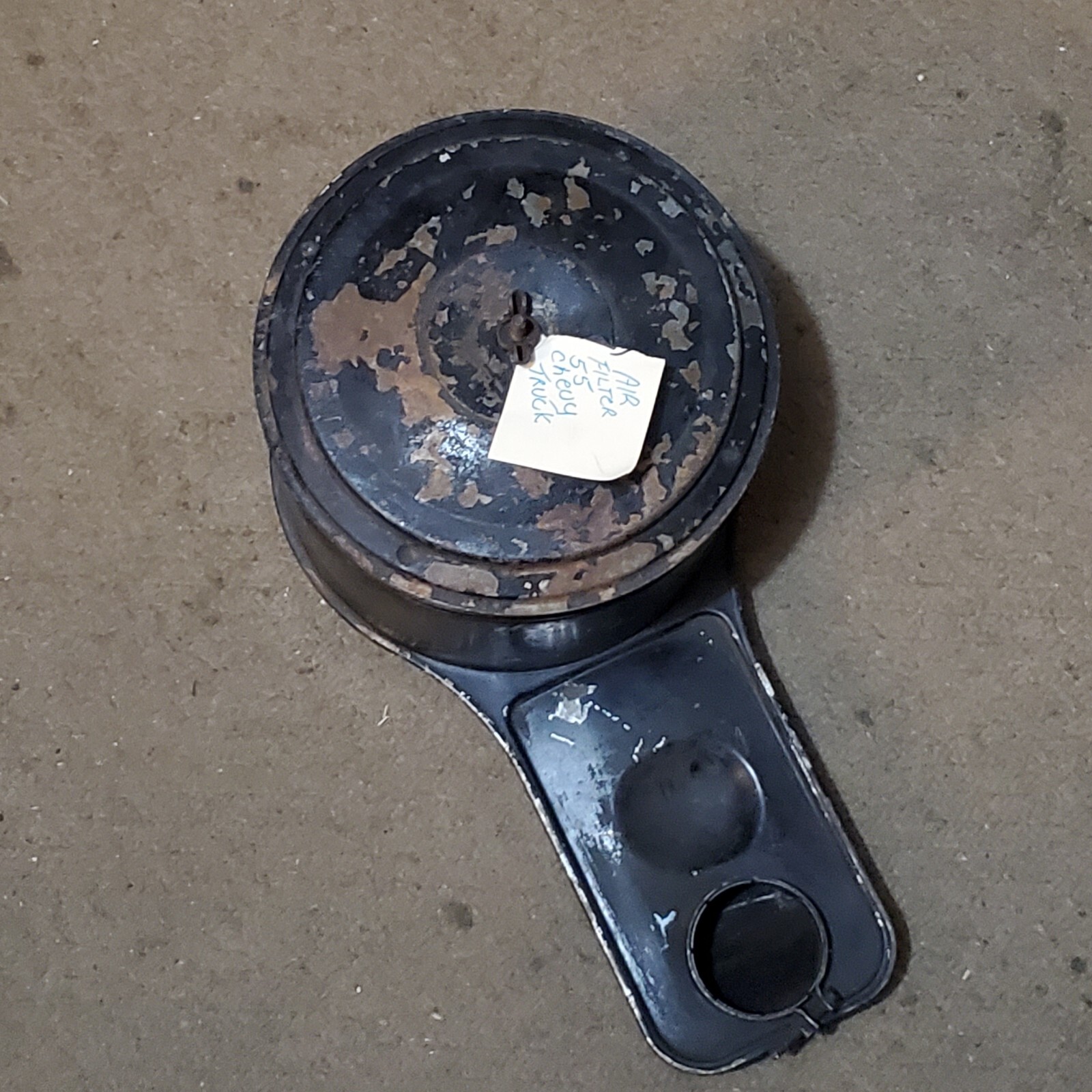 VINTAGE OIL BATH AIR CLEANER Carburetor Chevy Pickup Truck 1955 ?? Used