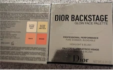 DIOR BACKSTAGE Glow Face Palette 0.35 OZ/10g #002 NEW SEALED