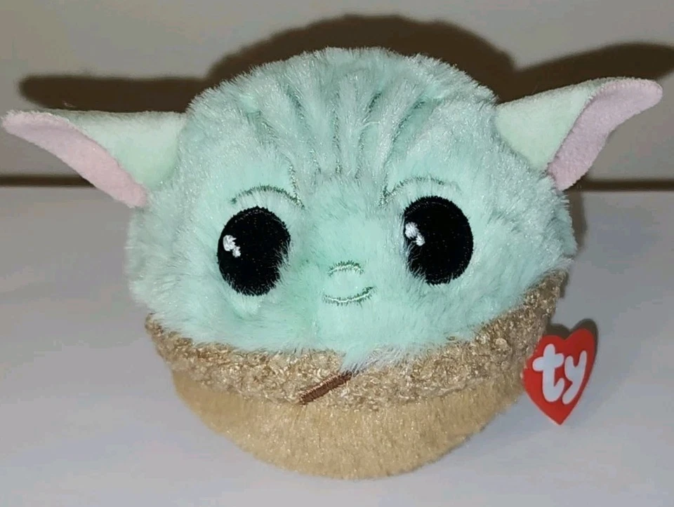 Ty Beanie Bouncers - GROGU (Baby Yoda)(Star Wars)(3-4 pulgadas) NUEVO juguete de pelota hinchable Foto 2 de 4