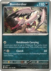 Bombirdier 138/198 Uncommon Scarlet & Violet Base Set