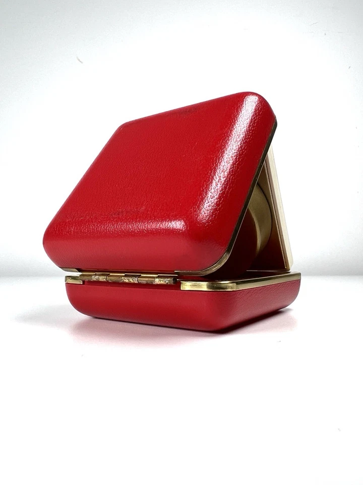 SVEGLIA DA VIAGGIO marca Rhythm - Rossa - anni 60/70 - Vintage - Funzionante ✅ Foto 4 de 4