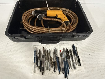 #ad Goodway PSM 500 Tube Cleaning Gun System Kit w Hose Brushes USA Made $175.00