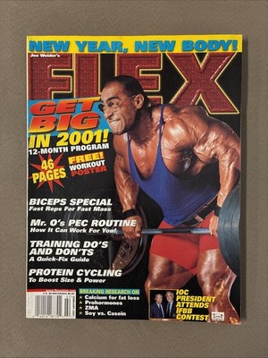 Flex Bodybuilding Muscle Magazine / Nasser El Sonbaty / 02-01
