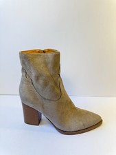 C13. Nine West Womens Block Heel Dress Booties Brown-US 9.5