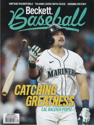 New December 2025 Beckett Baseball Card Price Guide Magazine With Cal Raleigh