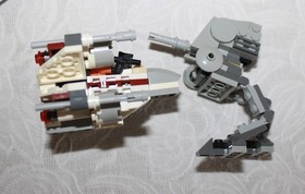 LEGO Star Wars 75032 & 30274 X-Wing Microfighter & Rebels AT-DP Complete +Extras