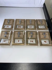(8) Vintage Post Office PO Box Doors 1962 -!!!🫡