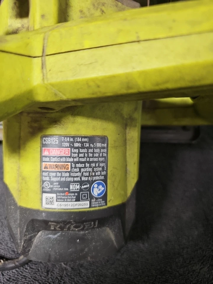 Ryobi 7 1/4 Circular Saw With Diablo Blade - Image 4 of 4