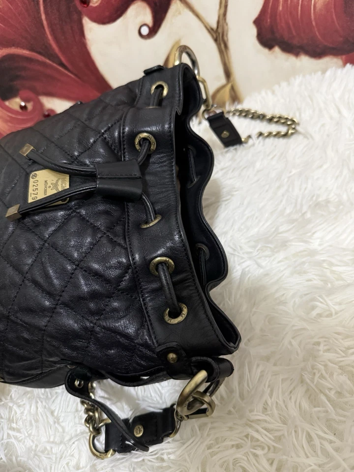 MCM Quilted Bucket Crossbody - Image 3 of 4