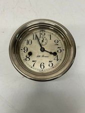 Vtg Maybe WWII Navy Era Seth Thomas Chrome Sh...
