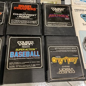 Vintage Coleco Vision Video Game System MODEL 2400 & 14 Games!!!