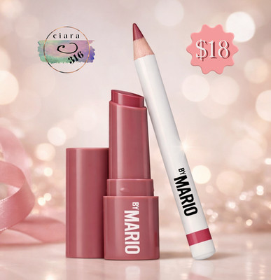 Sephora Makeup By Mario Birthday Gift Set - Lip Serum And Lip Liner