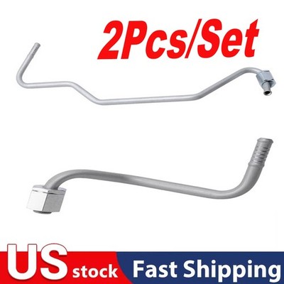 2X Transmission Cooler Lines on Radiator for 1999-03 Jeep Grand Cherokee 4.0L US