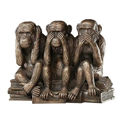 Hear-No, See-No, Speak-No Evil Monkeys Tier Statue Three Truths