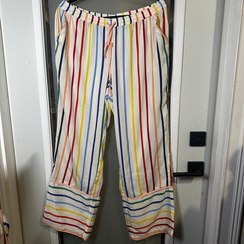 SUMMERSAULT Size M Multi-Color Striped Pajama Set - Picture 9 of 13