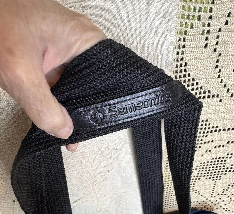 Bolsa de equipaje vintage Samsonite estribor Weekender azul 1987 Foto 2 de 4