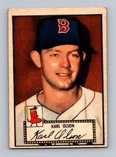 1952 Topps #72 Karl Olson GD-VG Vintage Baseball Card