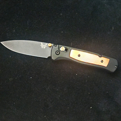 Benchmade Bugout- Flytanium Aluminum & COPPER Scales