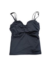 Fantasie BLACK Los Cabos Flared Tankini Swim Top, US 32D, UK 32D