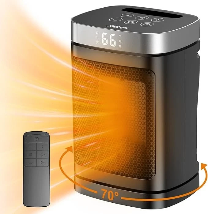 JIBUFI Small Electric Indoor Space Heater Quiet Portable Room Heater Free Ship - Image 2 of 4