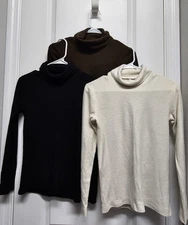 UNIQLO Women's Fleece Turtleneck Lot of 3