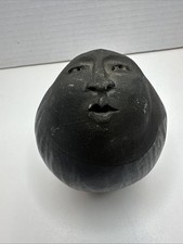 Vintage Deva Spirit Rattle Shaker Raku Studio Art Pottery Nan Emmett 4" Height