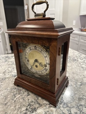 Vintage Wuersch Fall River Chime Mantle Clock W/ West Germany 340-020 Movement