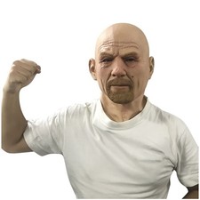 Latex alter Mann Maske Verkleidung Realistische Cosplay Kostüm Halloween Decor