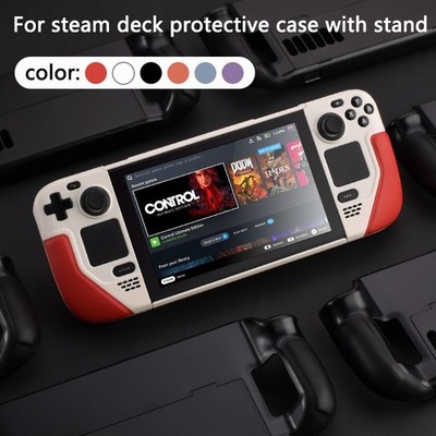 Full Protective Case for Steam Deck Cowhide wrap host Protective Soft Leather