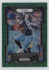 2023 Panini Prizm Green Wave Prizm Chigoziem Okonkwo #288 0wp8