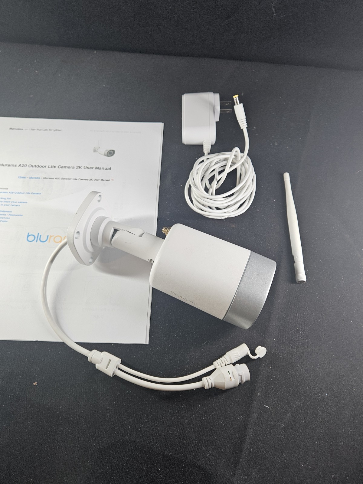 Pre-owned blurams 2K A20 Security Camera Outdoor for Home Wh