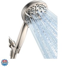 Shower Head with Handheld, High Pressure Handheld Shower Head 6 Settings, Det...