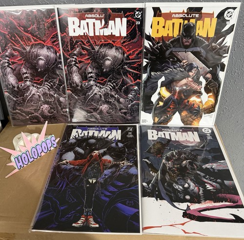 Absolute Batman 16 18 22 23 (23 Virgin) Comic Lot DC Comics