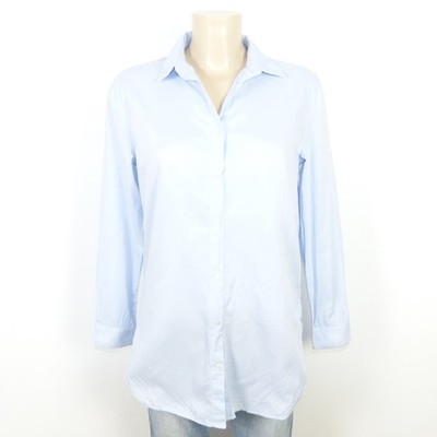 Mango long blouse blouse shirt light blue size EUR XS US 2