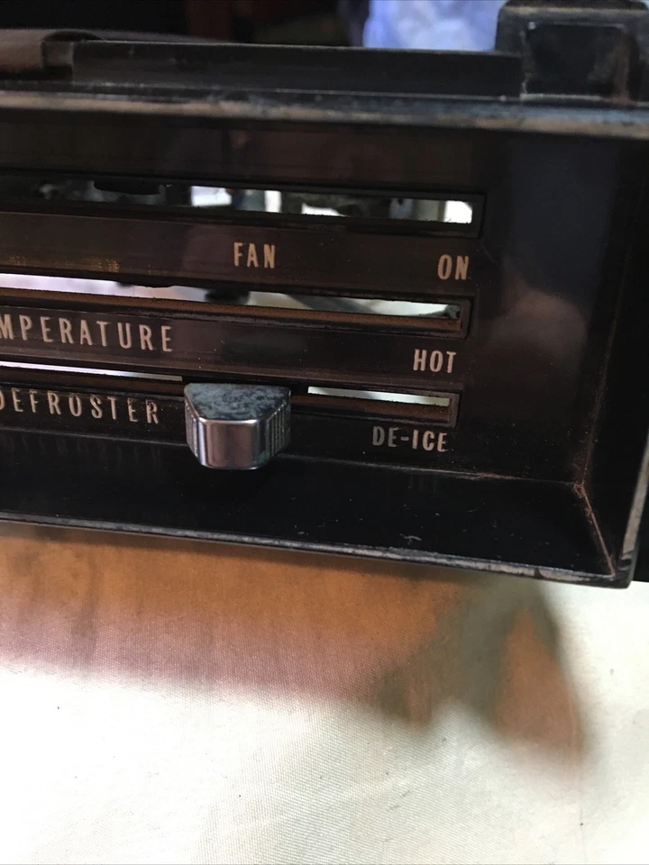 Control de calefacción 66-67 Nova Chevy II NO AC letra blanca 7296778  Foto 4 de 4