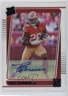 2021 Panini Clearly Donruss Rated Rookie Blue 24/99 Trey Sermon #79 Auto 1lt7