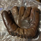 Ted Williams Vintage Baseball Glove Signed With COA