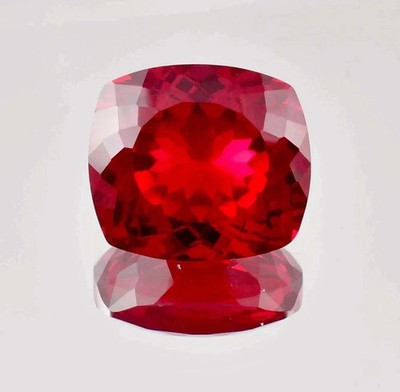 Natural Burmese 11 Ct Ruby Blood Red Cushion Cut AGL Certified Loose Gemstone